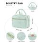 LOVEVOOK Waterproof Travel PVC Cosmetic Bags Portable Hanging Hook Bath Wash Pouch Women Toiletry Organizer Storage Makeup Bag