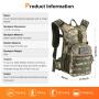 Sucipi 2022 Hydration Pack with 2L Hydration Bladder Lightweight Insulation Water Backpack for Hiking Running Climbing Biking