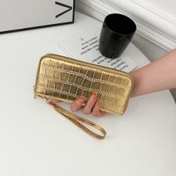 Pu Trend Stone Pattern Women's Purse 2023 Long Zipper Clutch Bag Fashion Coin Purse Hot-Selling High Quality Wallet