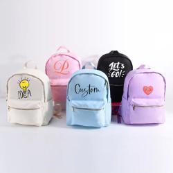 Custom Classic Travel Waterproof Nylon Students School Backpack Book Bags Boys Girls Large Bagpack School Kids Bag School