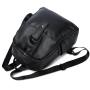 Custom 2024 Genuine Leather Backpack Bag Leather Eyelet Tab Design Backpacks OEM ODM Factory