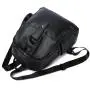 Custom 2024 Genuine Leather Backpack Bag Leather Eyelet Tab Design Backpacks OEM ODM Factory