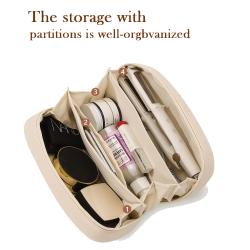 ODM OEM NEW Arrival 2023 Aopiya wholesale custom PU leather open flat cosmetic bag custom logo