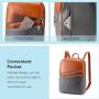 REALER Mochila Shoulder Bag Panelled Small Leather School Backpack for Women Backpack School Bags for Teenager Girls