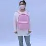 Stock Large Capacity Customizable Logo Travel Storage Bag Macaron Candy Color New Baby Blue School Backpack Bags