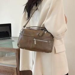 New arrival large capacity fashion women's messenger bag chain shoulder crossbody bag ladies pu leather handbags for woman