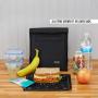 Gelory Portable Food Container Reusable Large Capacity Picnic Thick Aluminum Foil Insulation Package Lunch Bags