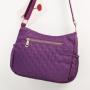 Trendy Ladies Leather Handbag with Large Capacity Single Shoulder Quilted Bag Vintage Summer Style Pearl Decoration Zip Closure