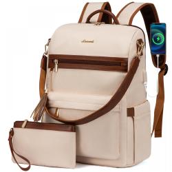 LOVEVOOK 15.6 Inch Convertible Backpack Purse for Women backpack office computer bag Cute business school travel laptop backpack