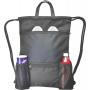 Wholesale Drawstring Backpack Gym Drawstring Bag With Compartment Outdoor Athletic Cinch Backpack With Zipper Pockets And Mesh