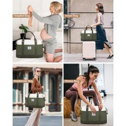 LOVEVOOK Fashion Design 4 in 1 Travelling Bag with Toiletry Pouch & Shoe Bag Custom Waterproof Overnight Large Travel Duffle Bag