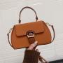 Cross Section Square Women Handbags Ladies Bags Pure Color Fashion Women Bags Pu Leather Women's Shoulder Bags JY220822