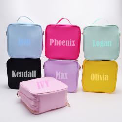 DIY Waterproof Lightweight Nylon Picnic Cooler Case Large Capacity Kids School Lunch Box Bags Ice Insulated Cooler Lunch Bag