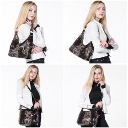 REALER 2023 PU Leather Snake Pattern Womens Shoulder Bags  Ladies Totes Hand bags women Hobos handbags