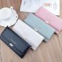 2024 new design ladies pu leather wallet wholesale fashion women trendy coin leather women's wallet