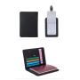 ZR367 New RFID Passport Holder Luggage Tag ID Passport Cover Label Plate Multifunctional Travel Passport Bag Set Travel