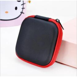 KBW602 Teenage Girl Pink Headphone Bag Coin Purse Portable Cosmetic Bag Pendant Storage Key Bag Personalized Mini Pouch
