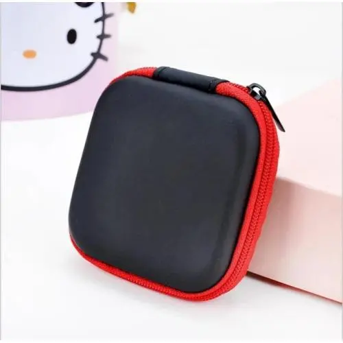 KBW602 Teenage Girl Pink Headphone Bag Coin Purse Portable Cosmetic Bag Pendant Storage Key Bag Personalized Mini Pouch