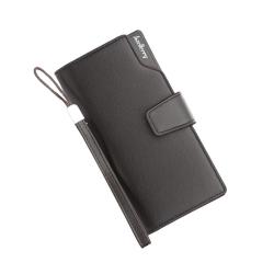 Long Wallet Men High Quality Clutch PU Leather Purse Male Pocket for Photo Card Mobile phone Money Bag