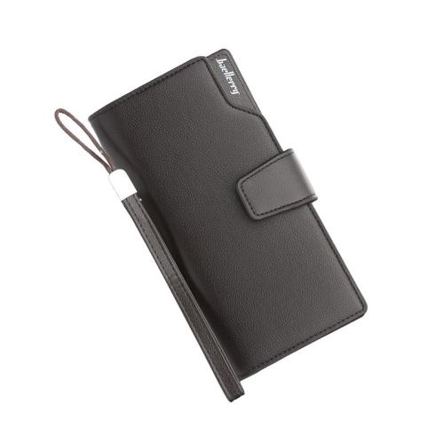 Long Wallet Men High Quality Clutch PU Leather Purse Male Pocket for Photo Card Mobile phone Money Bag