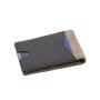 Wholesale leather money clip card holder wallet genuine leather men wallet money clip
