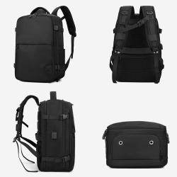 ZF249 Travel Shoulder Bag Luggage Leisure Simple Nylon Backpack Business Trip College Students Schoolbag Computer Bag USB