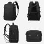 ZF249 Travel Shoulder Bag Luggage Leisure Simple Nylon Backpack Business Trip College Students Schoolbag Computer Bag USB