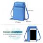 LOVEVOOK fashion hot sale small PU Crossbody Phone Bag with Credit Card Slots women Cell Phone Purse Wallet