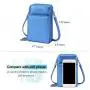 LOVEVOOK fashion hot sale small PU Crossbody Phone Bag with Credit Card Slots women Cell Phone Purse Wallet