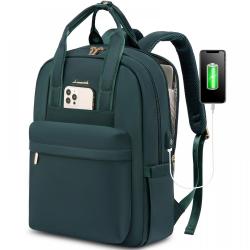 LOVEVOOK Quality Stylish Design Laptop Book bag Anti-theft Travel School Work Laptop Bag with USB Port Laptop Backpack for women