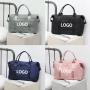 Customized Travel Duffel Bag Sports Tote Gym Bag Shoulder Workout Carry on Weekender Overnight Bag for Women