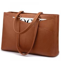 LOVEVOOK solid 15.6 inch laptop handbag women ladies office business notebook hand bags large capacity womens laptop hand bags