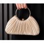 2024 New Arrival ladies party wrinkle clutch bag purses polyester fabric women's dress clutch bag dinner evening clutch bags