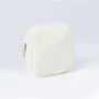 2023 Keymay RTS Winter Popular S M L Xl Brown Black Pink Makeup Bag Christmas Teddy Zipper Pouch Fluffy Sherpa Cosmetic Bag