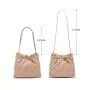 Wholesale Custom Korean Underarm Shoulder Bag  New Fashion Custom Pattern Gold Chain Shoulder Bucket Bag For Luxury Women