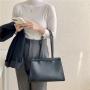 Custom Woman Elegant Temperament Underarm Shoulder Bag Solid Color Large Capacity Women Handbag PU Leather Women's Tote Hand Bag