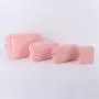 Keymay RTS Fast Shipping 23 Color S M L Xl Gold Zipper Waterproof Nylon Storage Organizer Cosmetic Pouch Makeup Cosmetic Bag