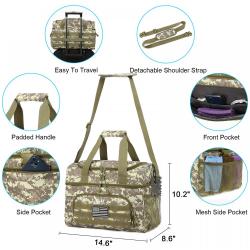 2022 new arrival foldable large cooler bag ice pack waterproof travel lunch bag picnic camping trip men women cooler bags