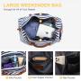 Sucipi Canvas Overnight Travel Bag for Women 2022 Large Carry on Duffel Bag With Shoe Compartment Men's Weekender Bags