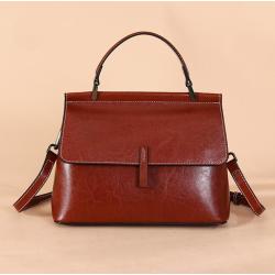 Hot Selling Women's PU Leather Handbag with Luxury Style Single Handled New Fashionable Handbag Ladies