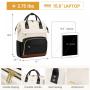LOVEVOOK wholesale backpack office computer bag 15.6 17in large capacity woman custom travel laptop backpack bag for women girls