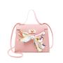 Customs Handbag Summer New Women's Korean Fashion Scarf Portable Single Shoulder Messenger Lock Bag  Zipper Square Small Handbag