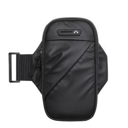 ZF128 New PU Sports Arm Bag Running Outdoor Cycling Wrist Bag Waterproof Adjustable Mobile Phone Bag with Headphone Hole