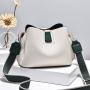 Simple And Casual Lychee Patterned Bucket Bag PU New Trendy Multi Color Shoulder Bag Handbags Brands China Brand Women Bags