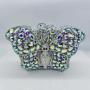 New luxury stone clutch bag butterfly inlaid with diamonds woman evening bags rhinestone bags purse