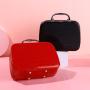 Cosmetic Bag COM004 Large Capacity Handheld Makeup Women Bag Korean Version With Mirror Portable Storage Small Makeup Box