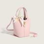 2024 Custom Fashion Ladies Hand Bags Scarf Design Handbags With Removable Small Bag