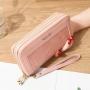 2023 New Women's Wallet Double Zipper Student Stone Pattern Wallet with Large Capacity Bag Fashion For Ladies