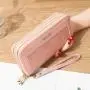 2023 New Women's Wallet Double Zipper Student Stone Pattern Wallet with Large Capacity Bag Fashion For Ladies