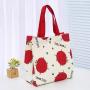 2024 New Original Mummy Bag Small Portable Cartoon Canvas Shopping Bag Simple Design